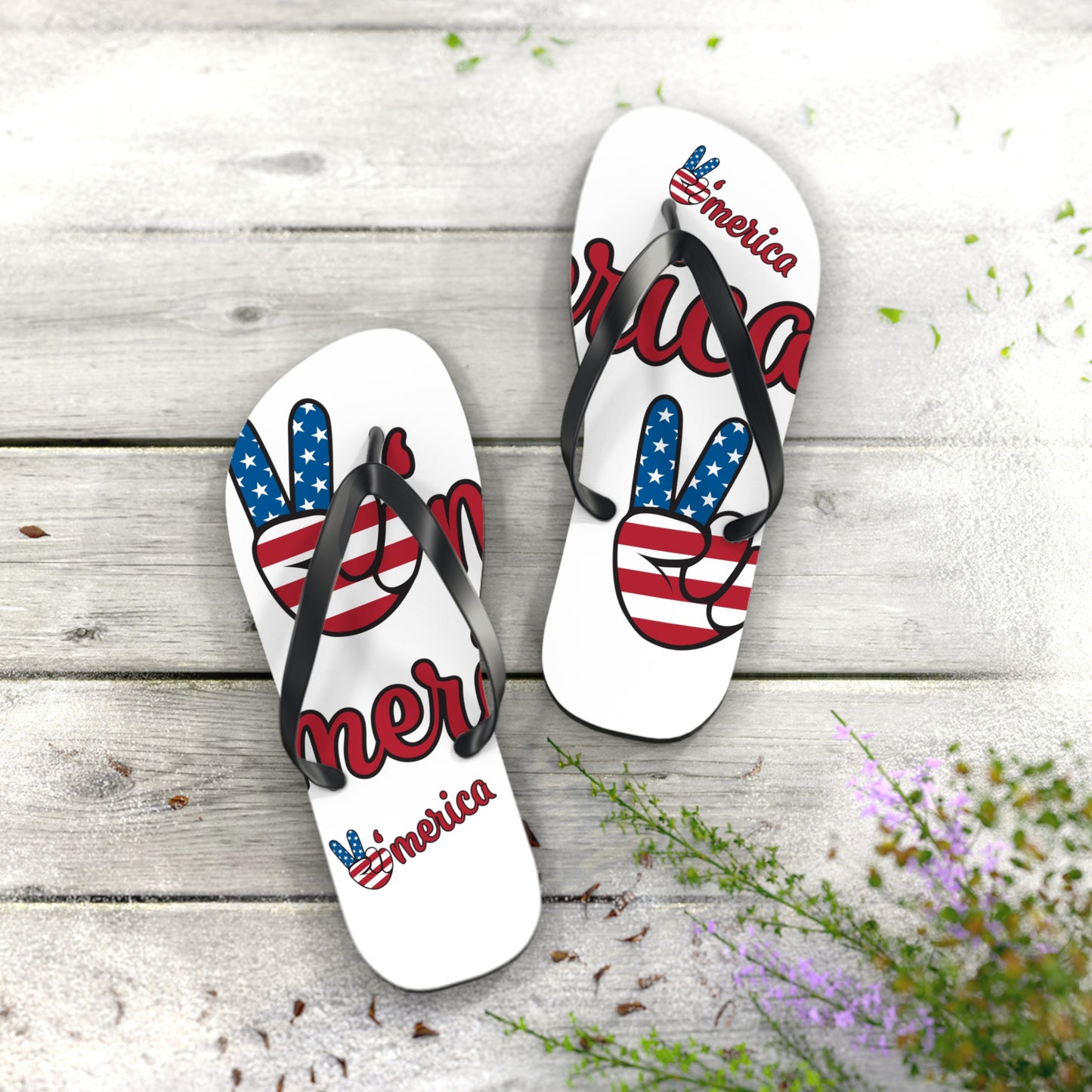 Thumps Up USA Men's Flip Flops