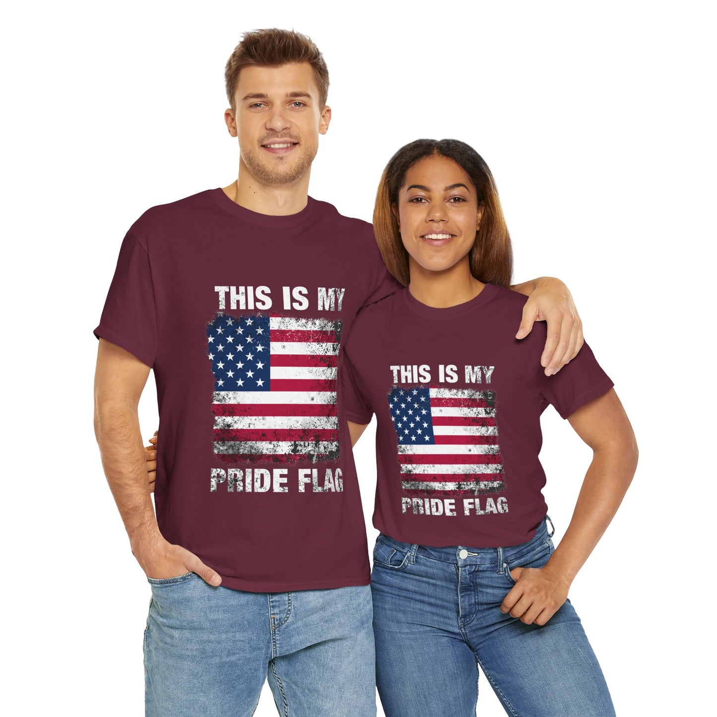 This Is My Pride Flag Unisex Heavy Cotton Tee