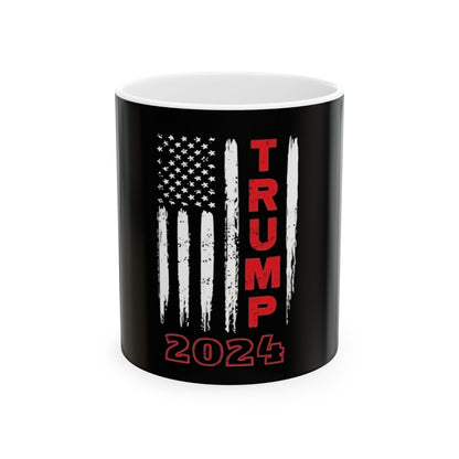 Trump 2024 Black Ceramic Mug, (11oz, 15oz)