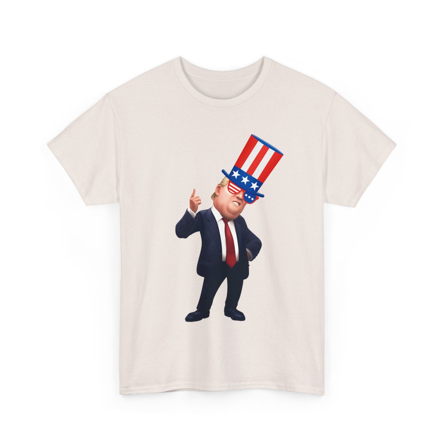 Trump Hat  Unisex Heavy Cotton Tee