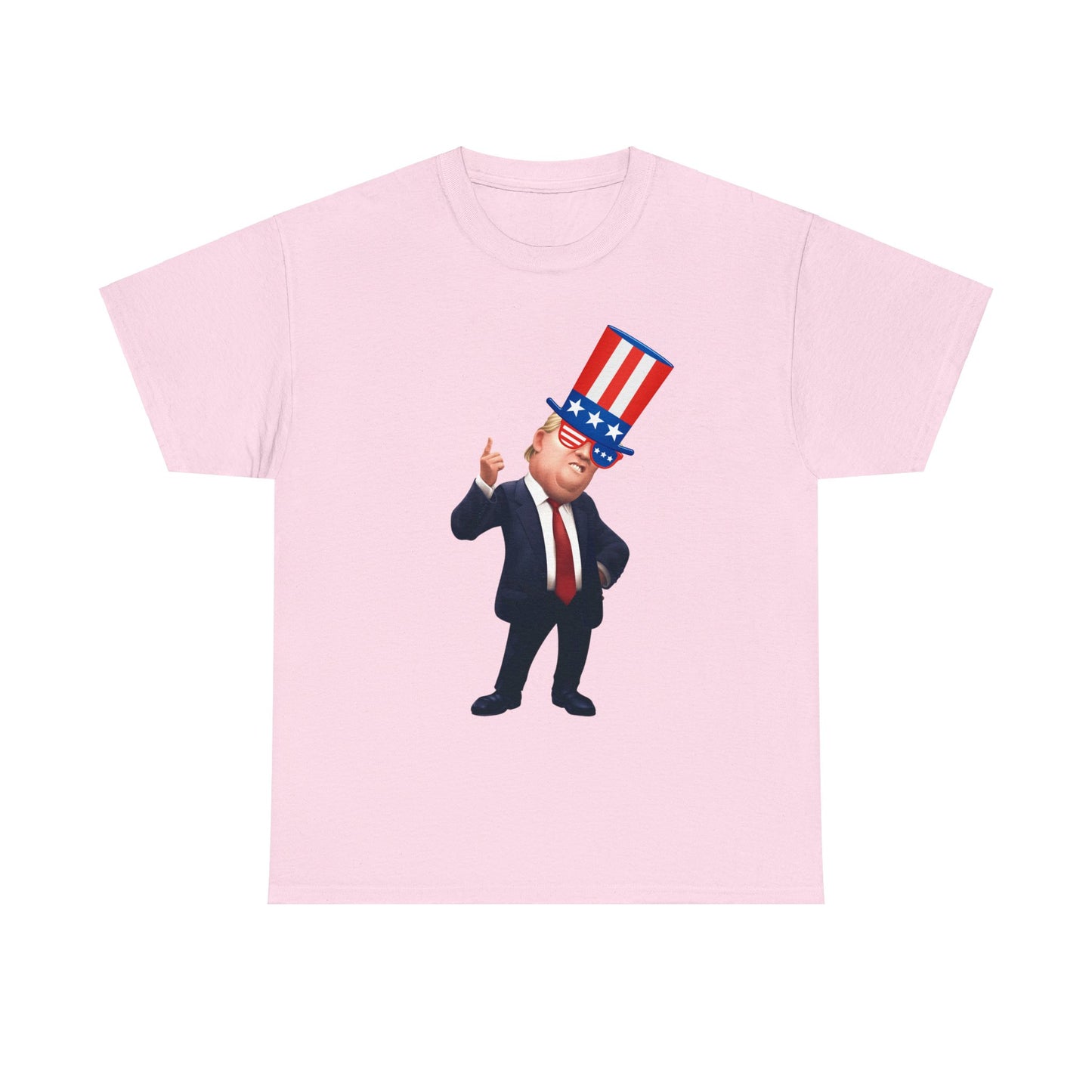 Trump Hat  Unisex Heavy Cotton Tee