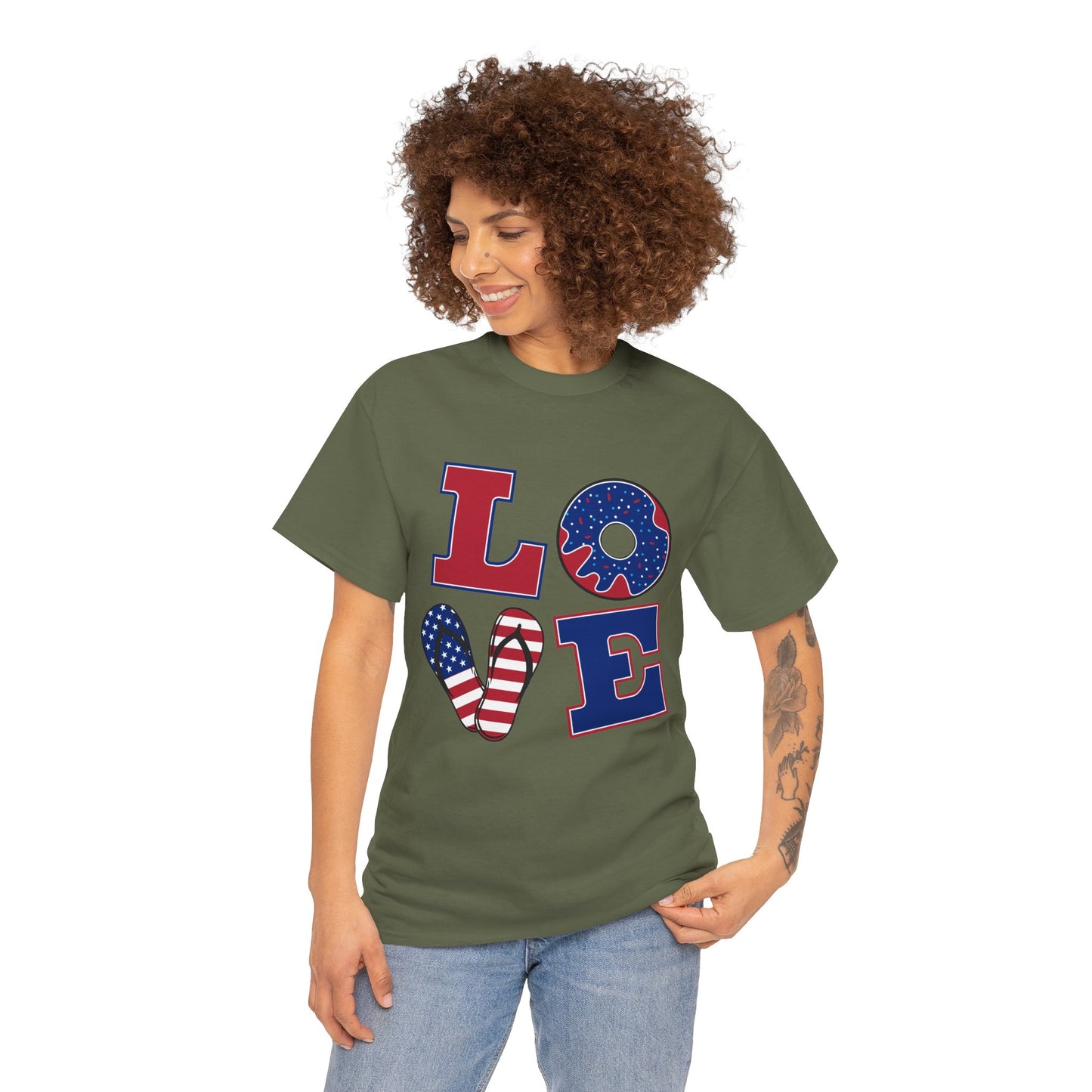 Love America Unisex Heavy Cotton Tee