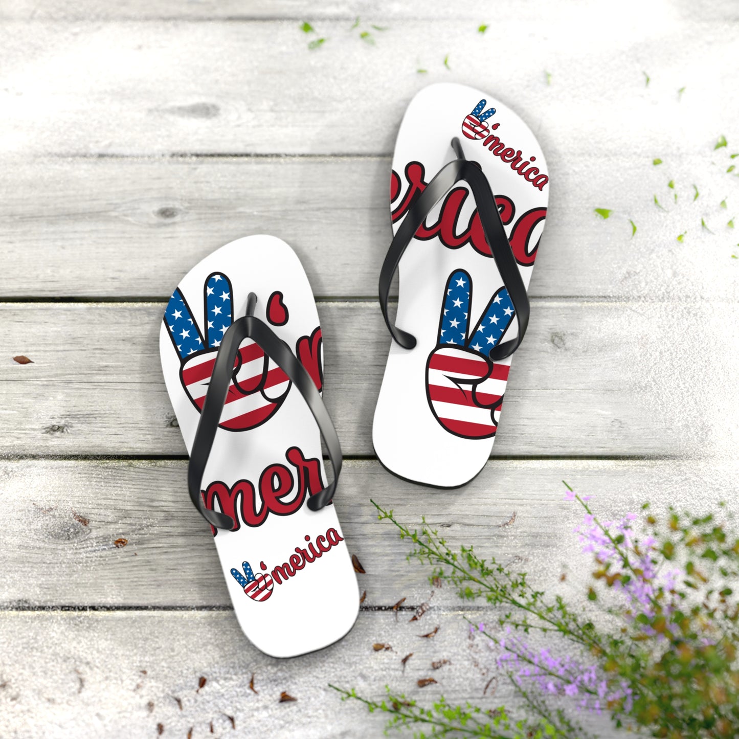 Thumps Up USA Men's Flip Flops