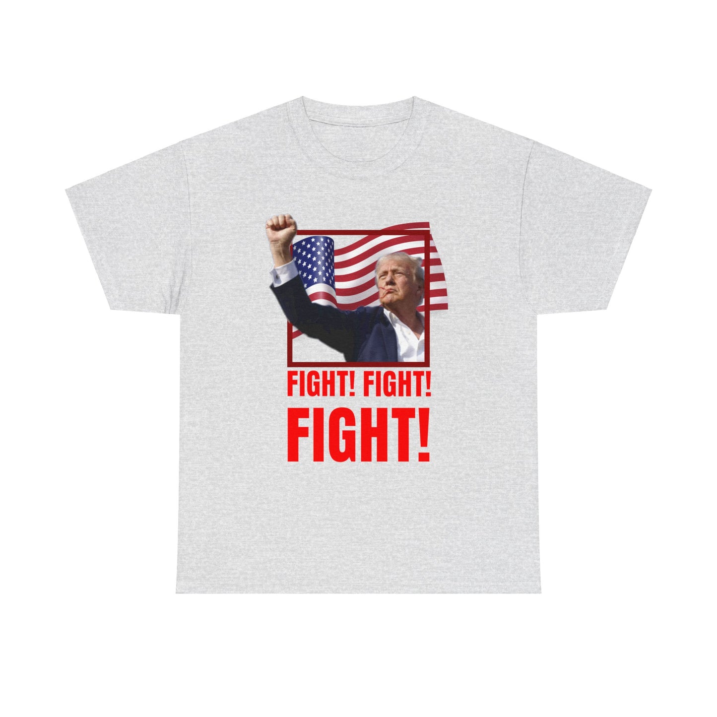 Official Trump Fight for USA Unisex Heavy Cotton Tee