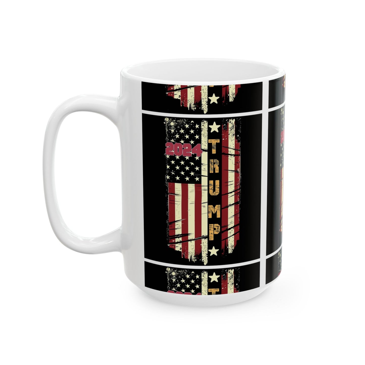 Trump 2024 Ceramic Mug, (11oz, 15oz)