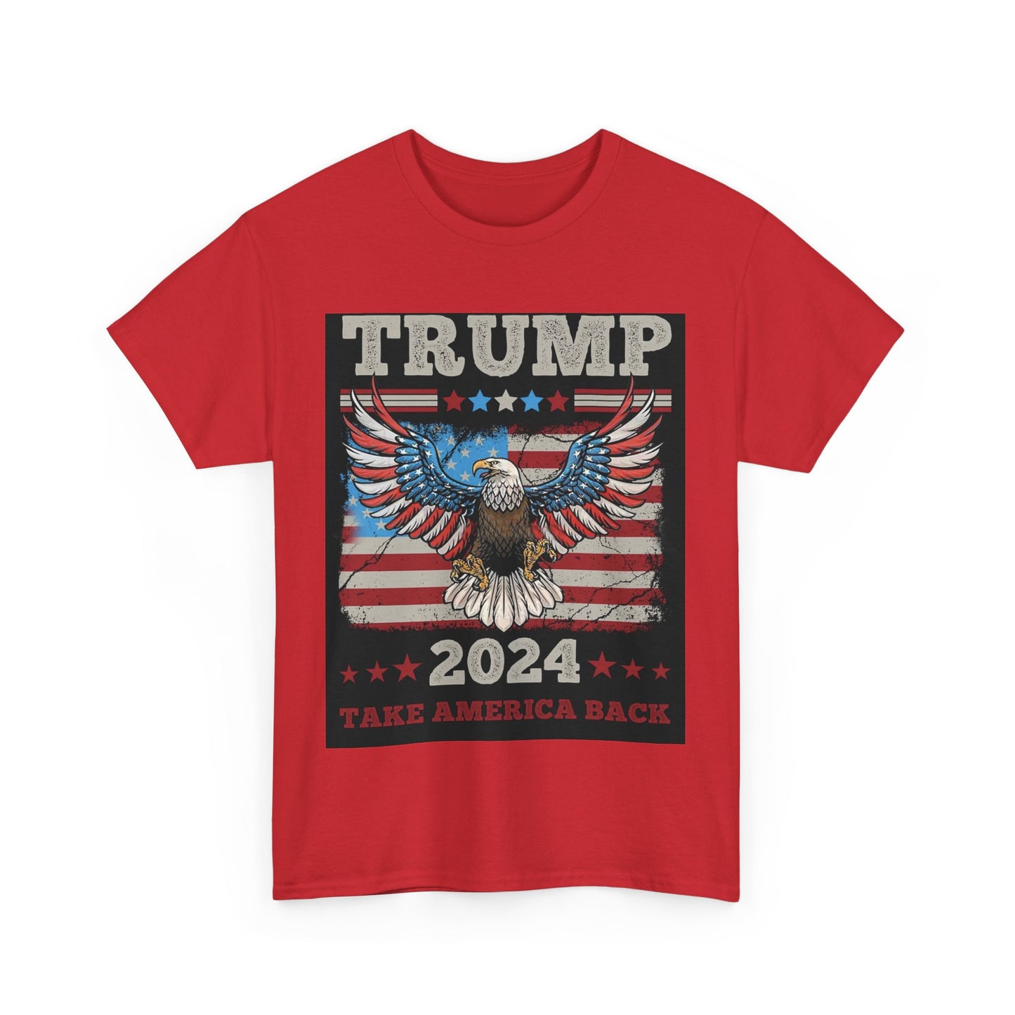 Trump Take America Back (Eagle) Unisex Heavy Cotton Tee