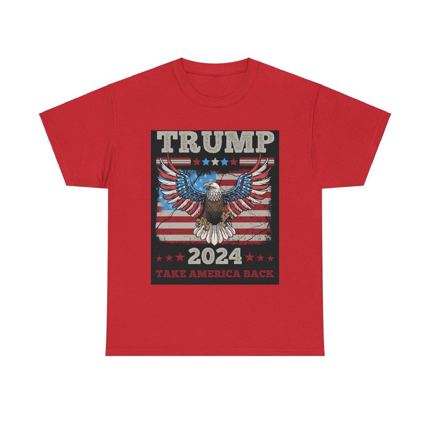 Trump Take America Back (Eagle) Unisex Heavy Cotton Tee