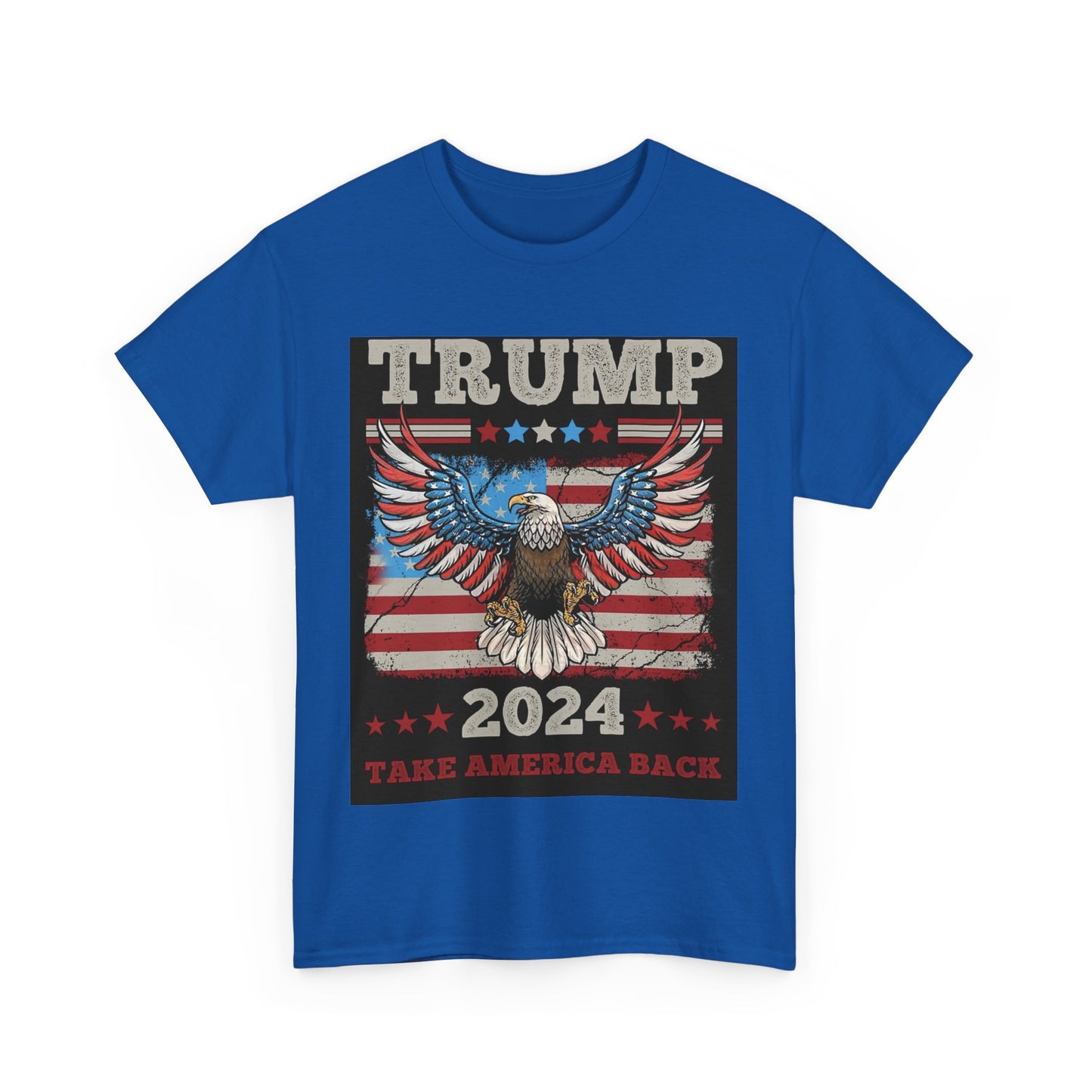 Trump Take America Back (Eagle) Unisex Heavy Cotton Tee