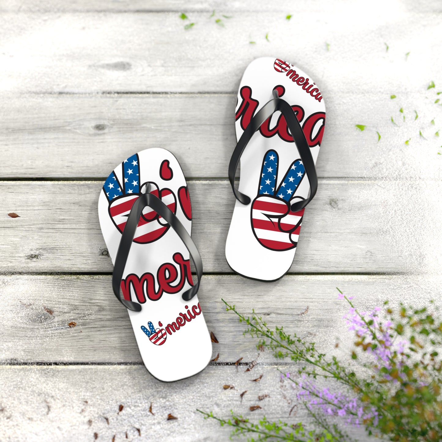 Thumps Up USA Men's Flip Flops