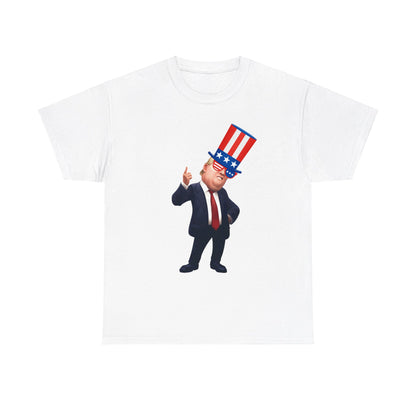 Trump Hat  Unisex Heavy Cotton Tee