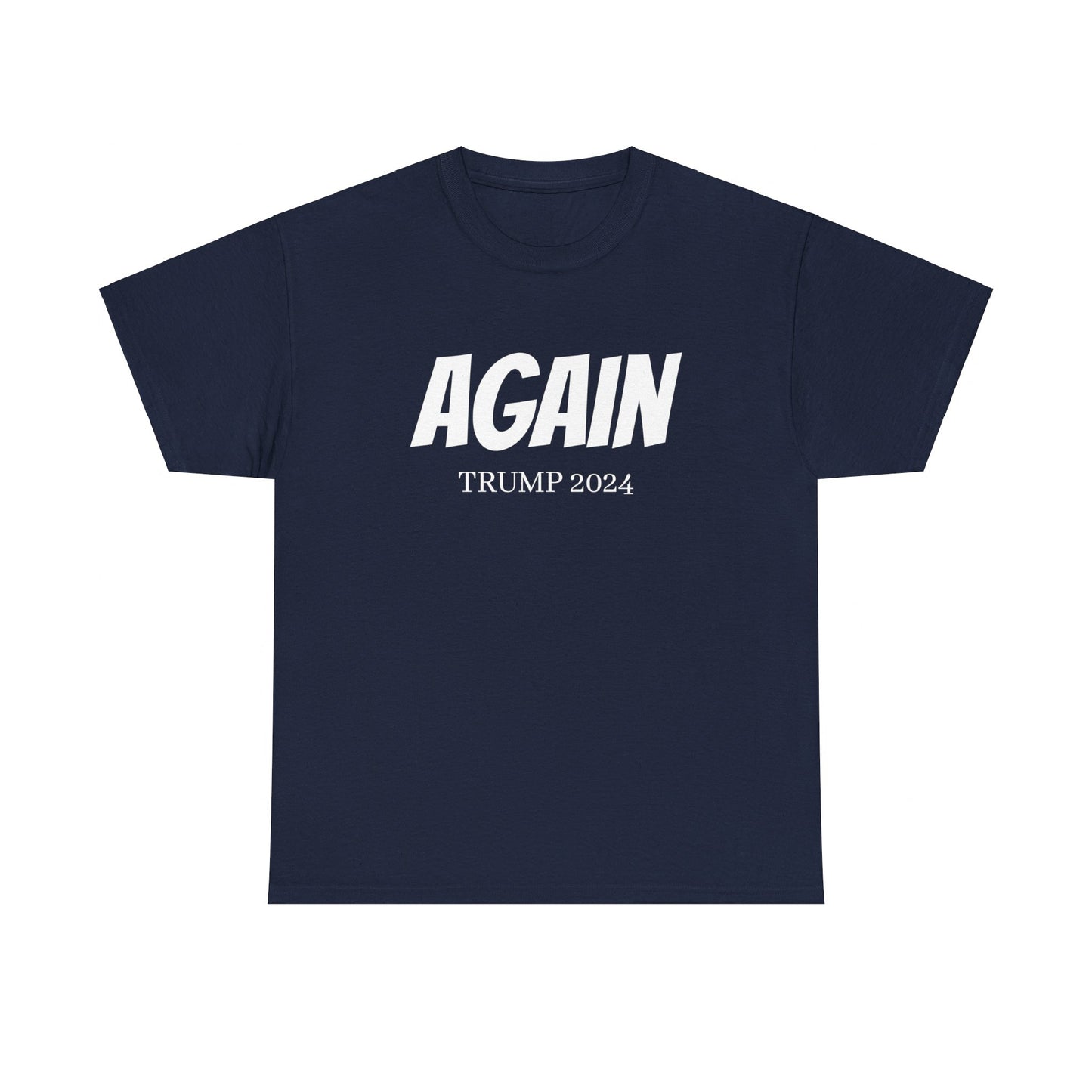 Trump Again 2024 President Unisex Heavy Cotton Tee