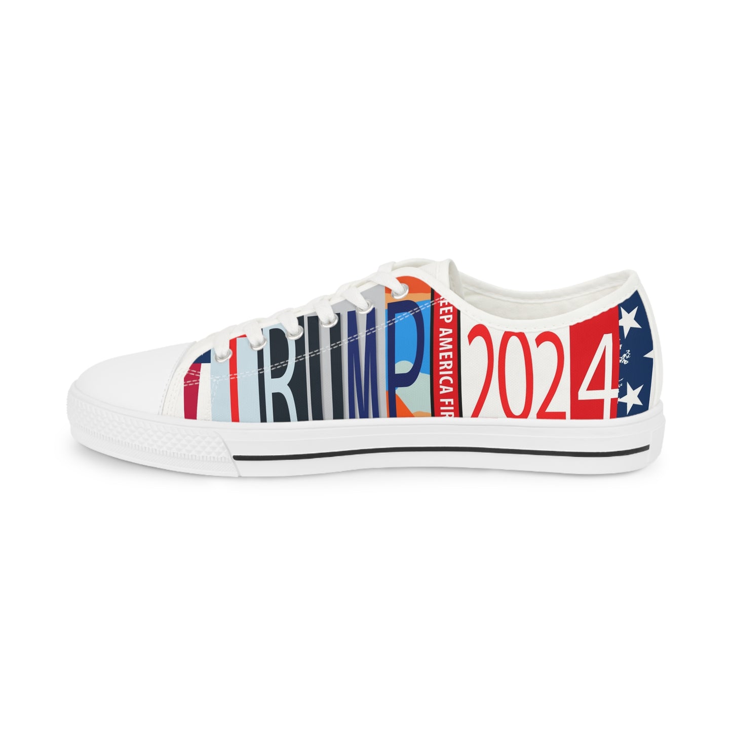 Exclusive Trump 2024 Men's Low Top Sneakers