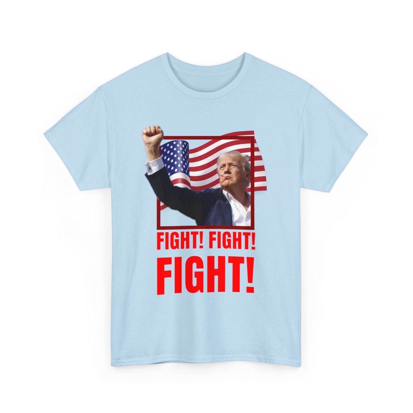 Official Trump Fight for USA Unisex Heavy Cotton Tee