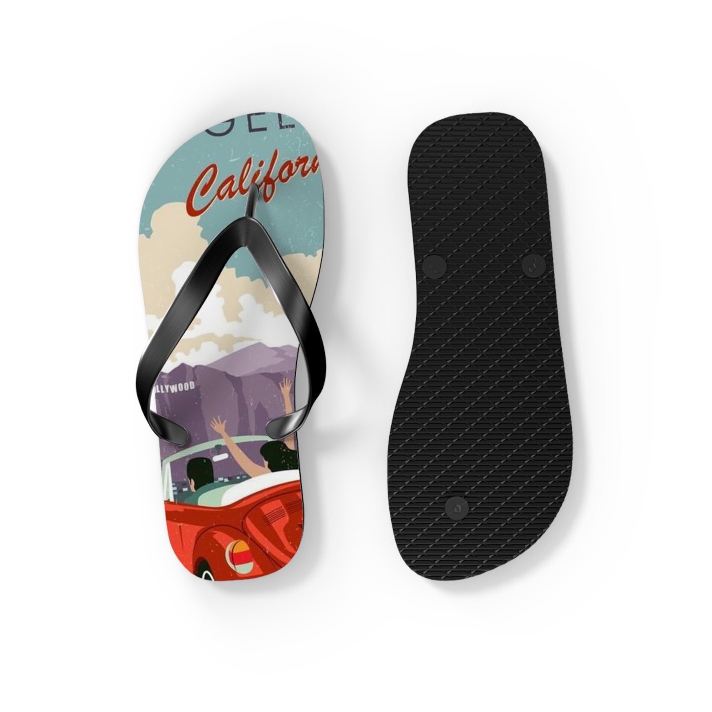 Los Angeles California Flip Flops