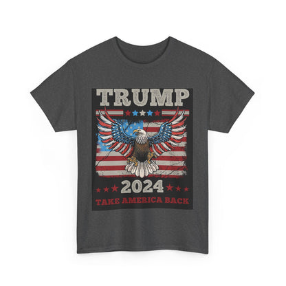 Trump Take America Back (Eagle) Unisex Heavy Cotton Tee