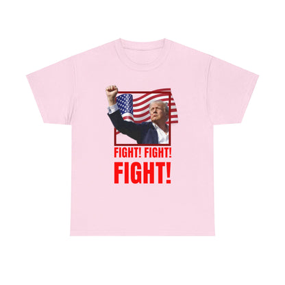 Official Trump Fight for USA Unisex Heavy Cotton Tee